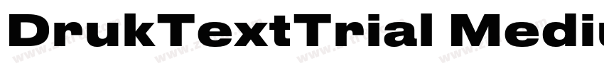 DrukTextTrial Medium字体转换